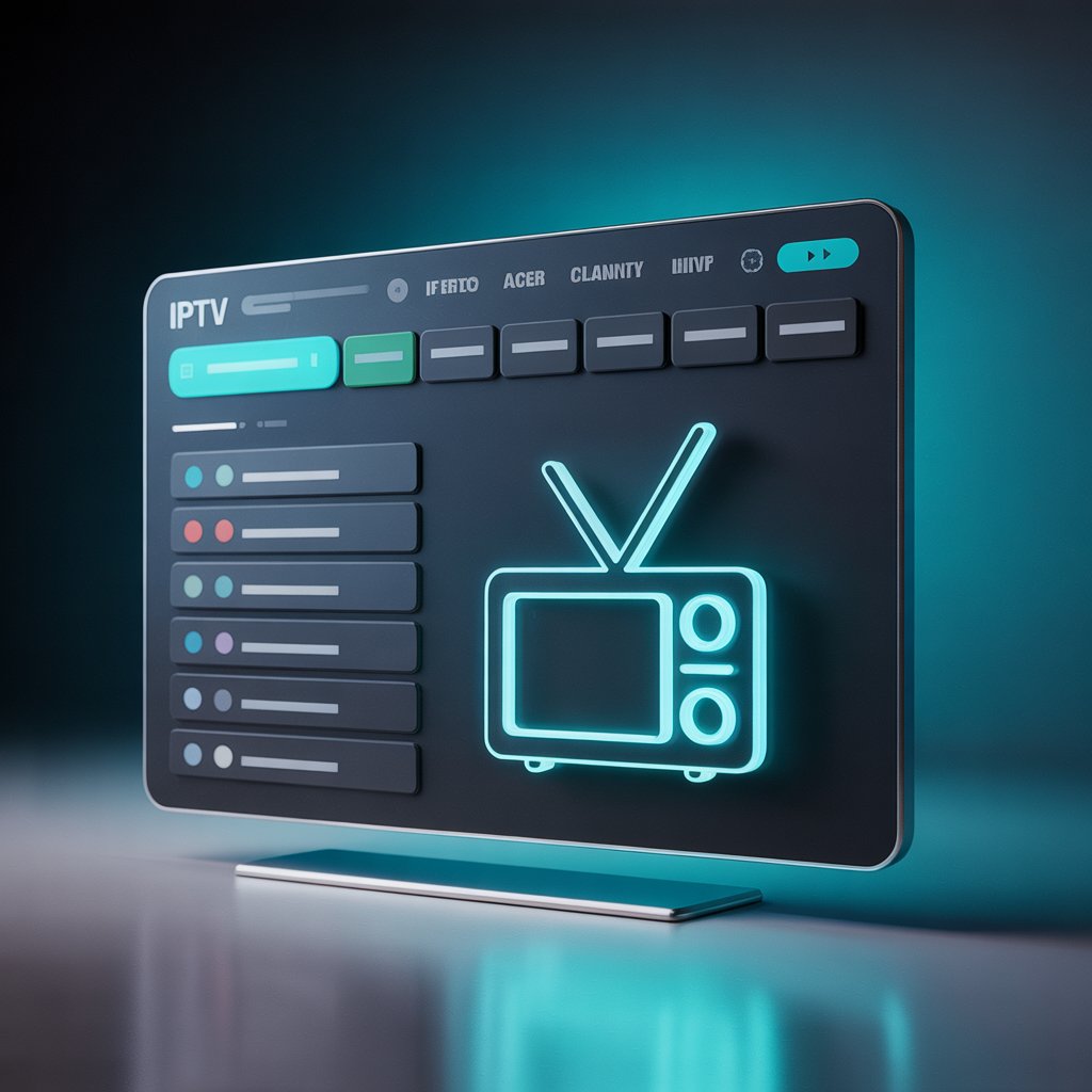 iptv with dark mode features
